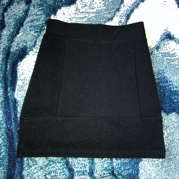 Black pencil skirt